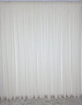 Perdea Majestic Crem Din Borangic Cu Sidef Auriu